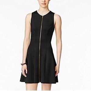 Bar III Black Skater Dress Small